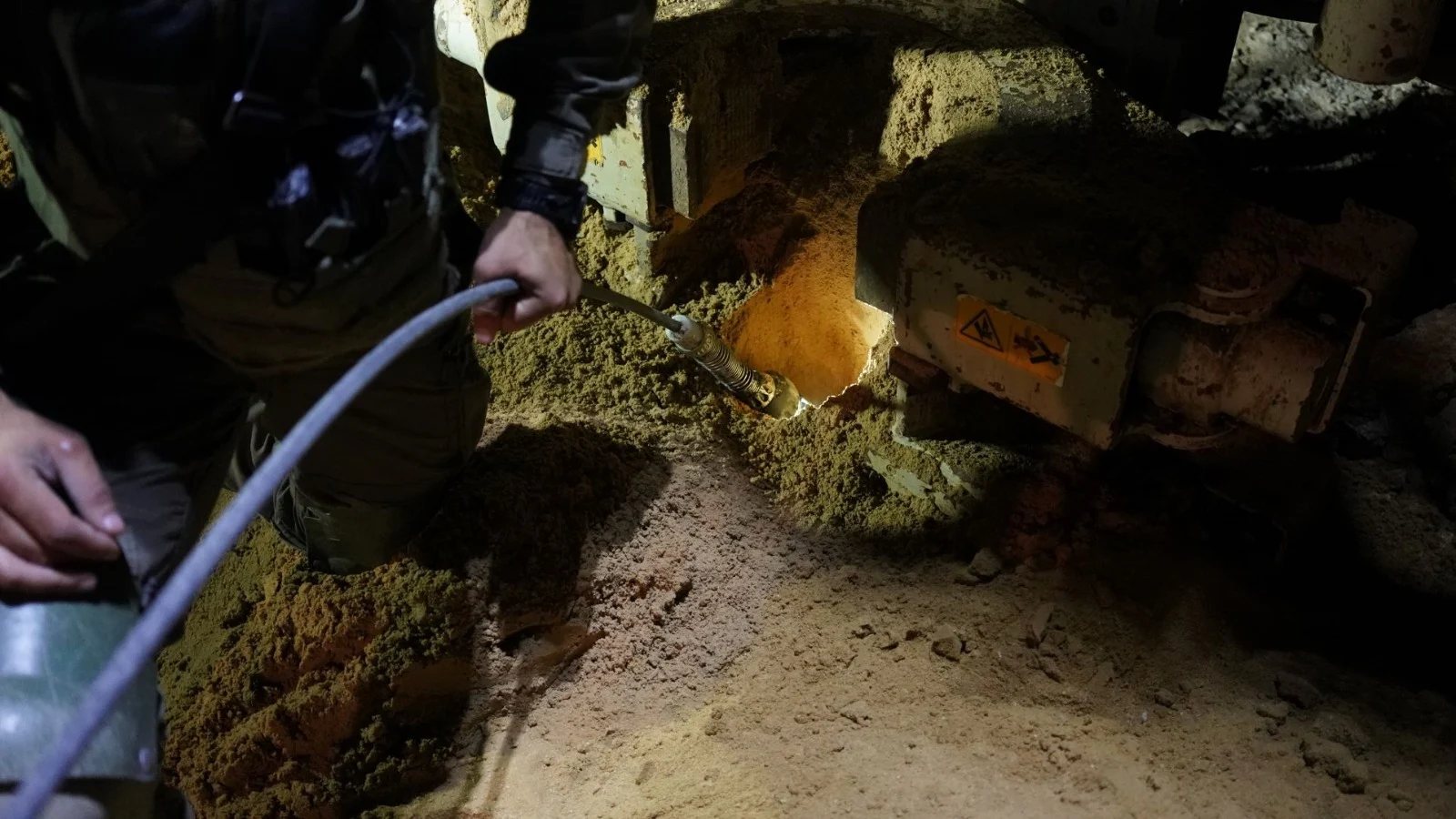 כוחות צה''ל פועלים לנטרל את מנהרת חמאס בעזה