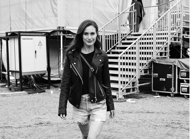 סאנה מרין בפסטיבל רוק בחודש שעבר