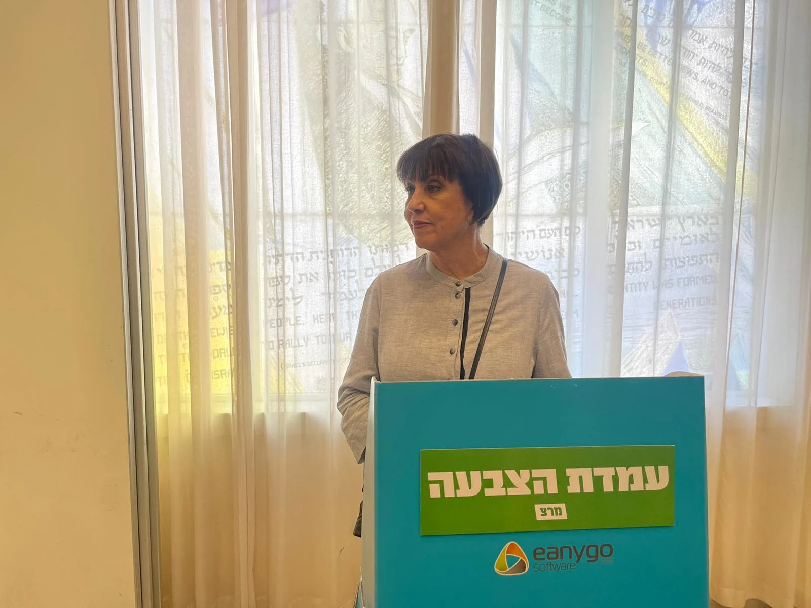 זהבה גלאון מצביעה בפריימריז לראשות מרצ