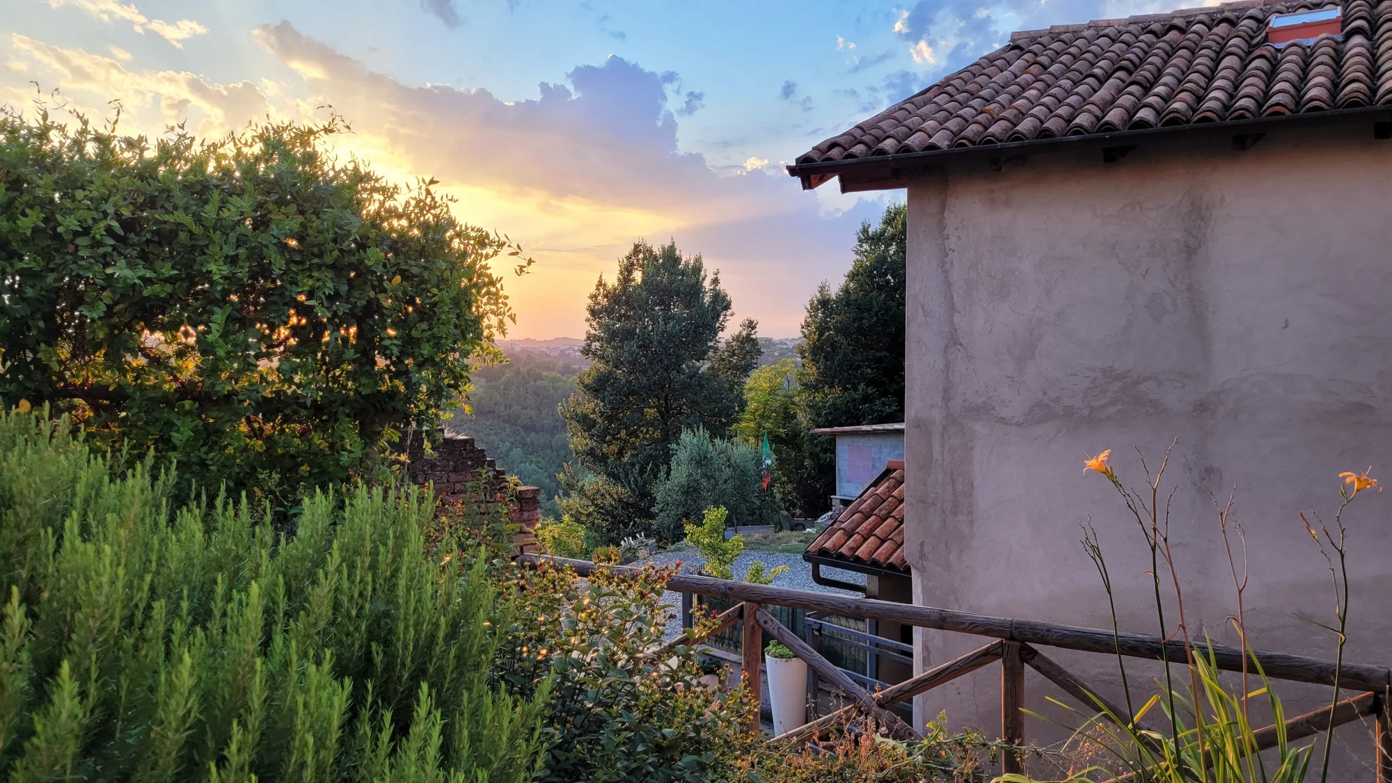 שקיעה בפיימונטה