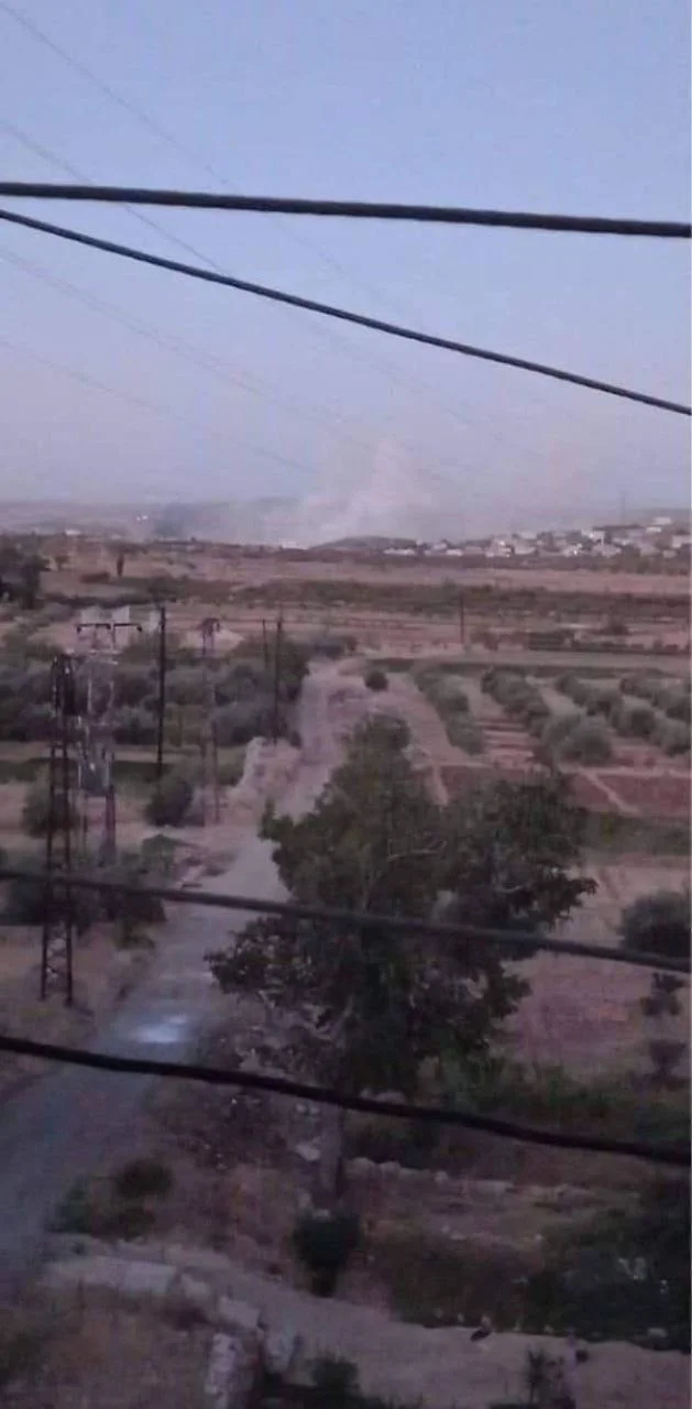 אזור התקיפה בסוריה