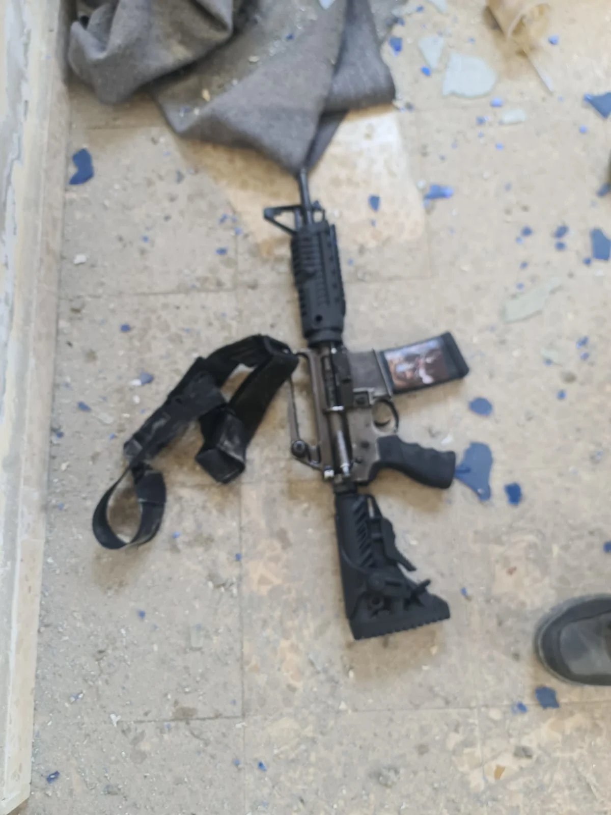 אמצעי הלחימה שנמצא בבית המבוקש בשכם