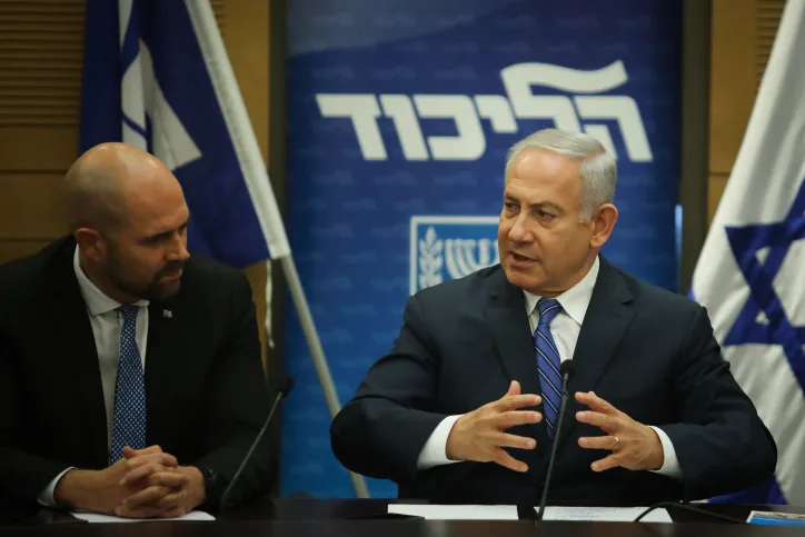 בנימין נתניהו ואמיר אוחנה