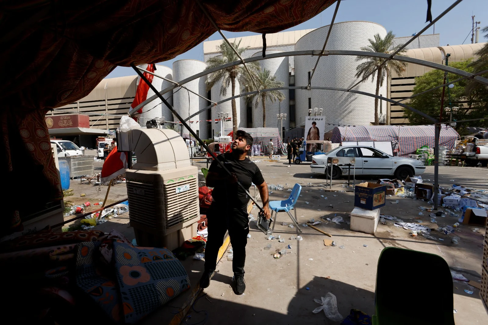 פינוי האזור הירוק בבגדד לאחר העימותים