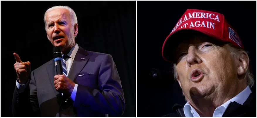 ג'ו ביידן, דונלד טראמפ