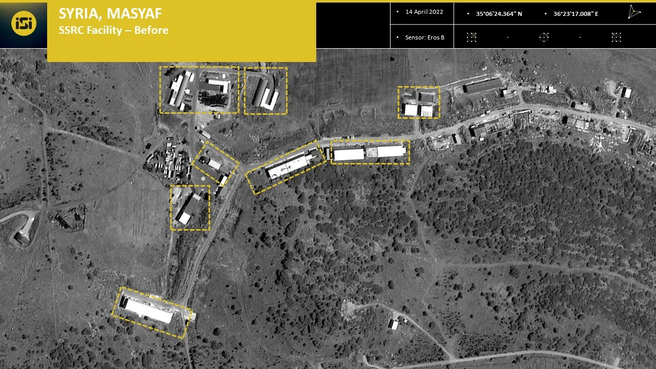 מפעל הייצור טילים במציאף - לפני התקיפה