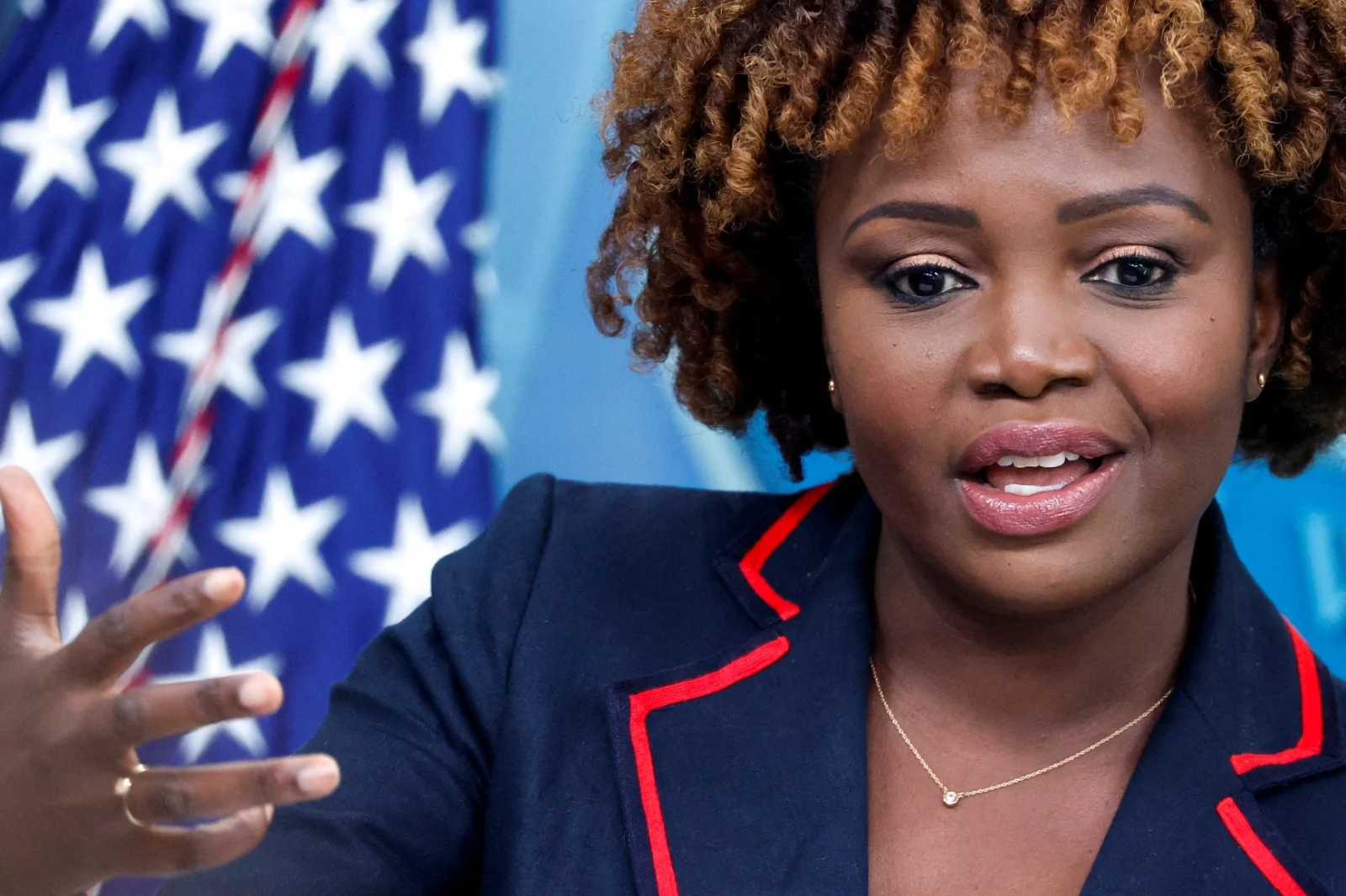 קארין ז'אן-פייר, דוברת הבית הלבן