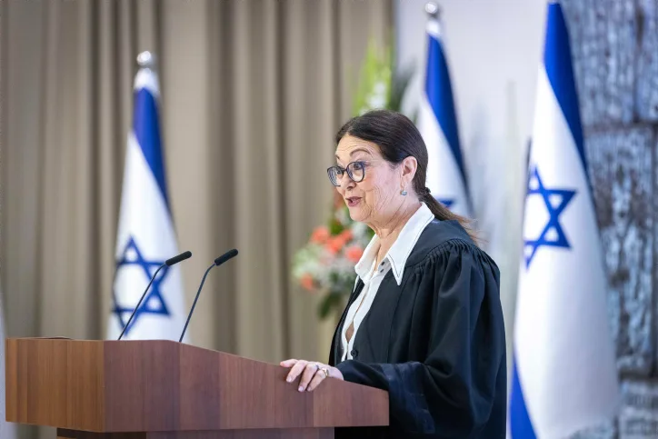 נשיאת בית המשפט העליון אסתר חיות