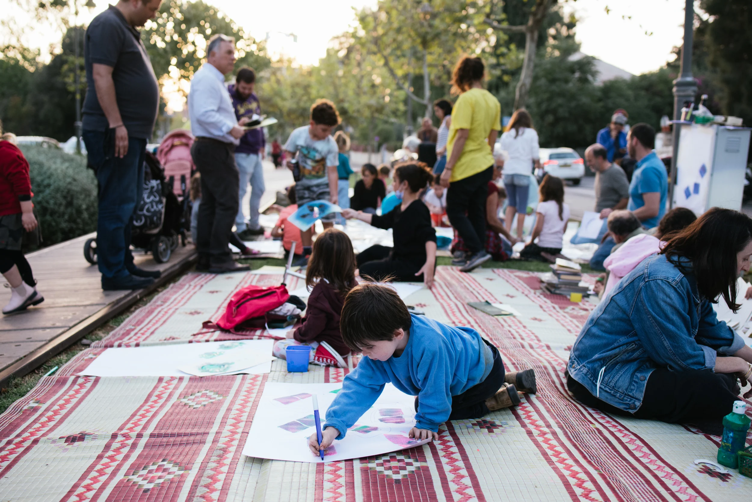 פעילויות לילדים בפסטיבל מנופים. צילום: קירה קלצקי