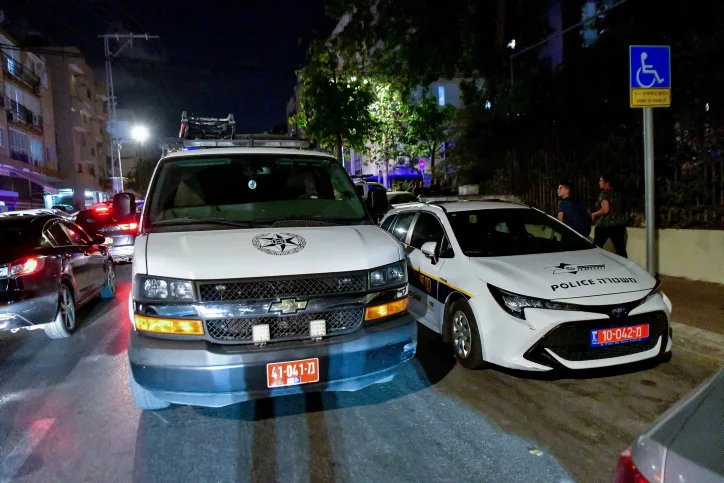 זירת הפיגוע בחולון