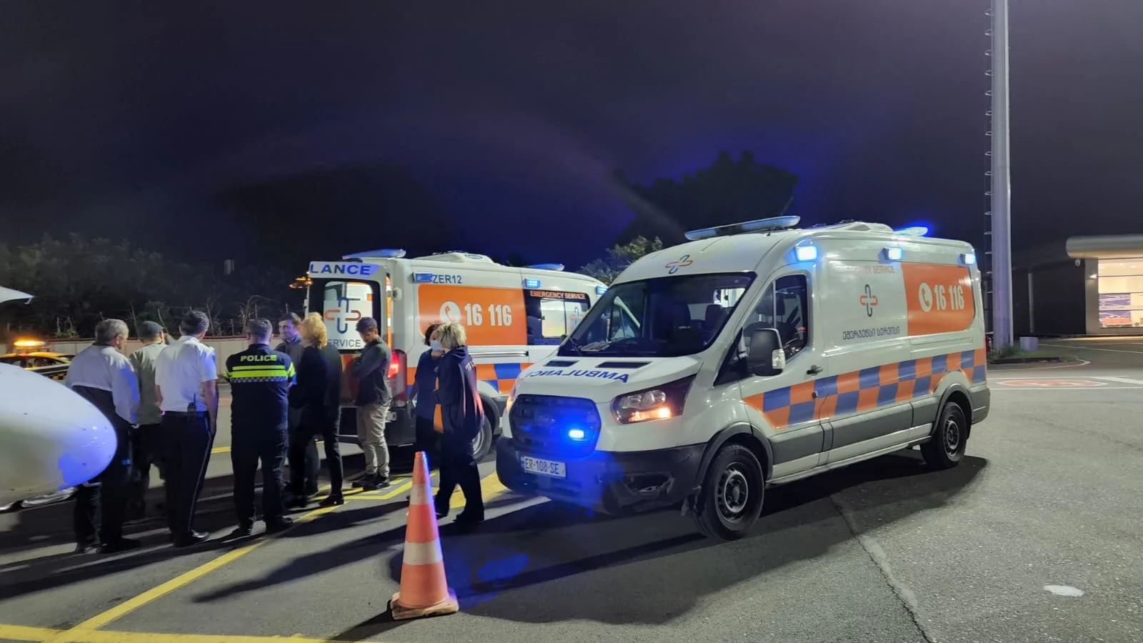 חילוץ הפצועים הישראלים מהתאונה בגאורגיה