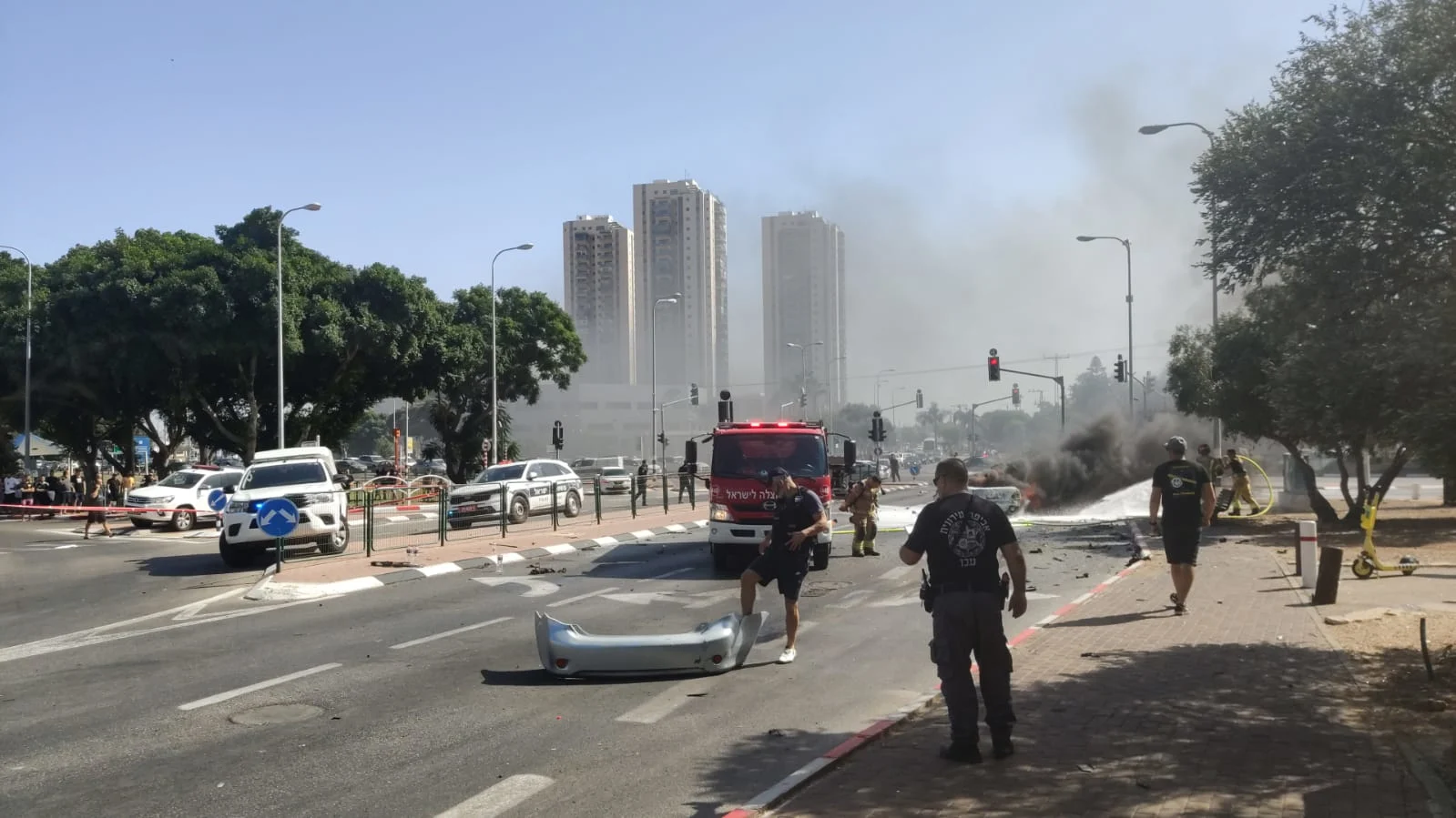 פיצוץ רכב בעכו