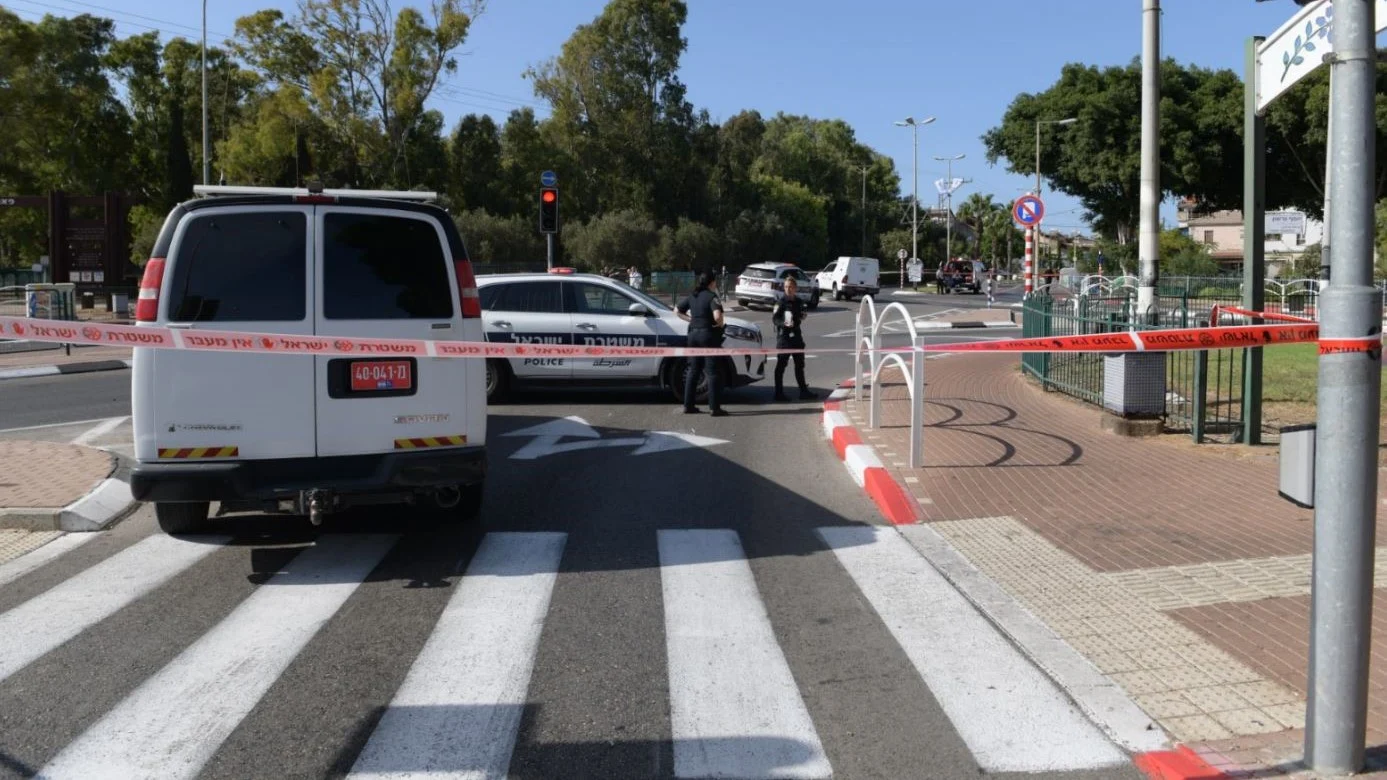 זירת פיצוץ הרכב בעכו