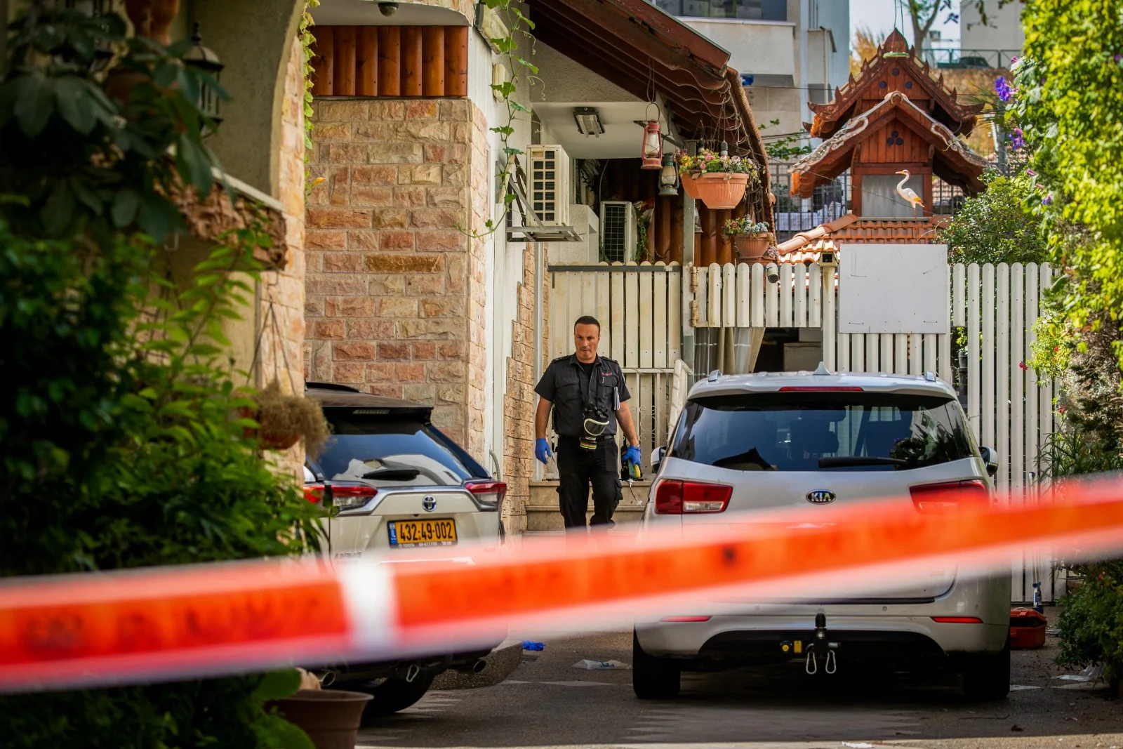זירת הרצח ברחובות