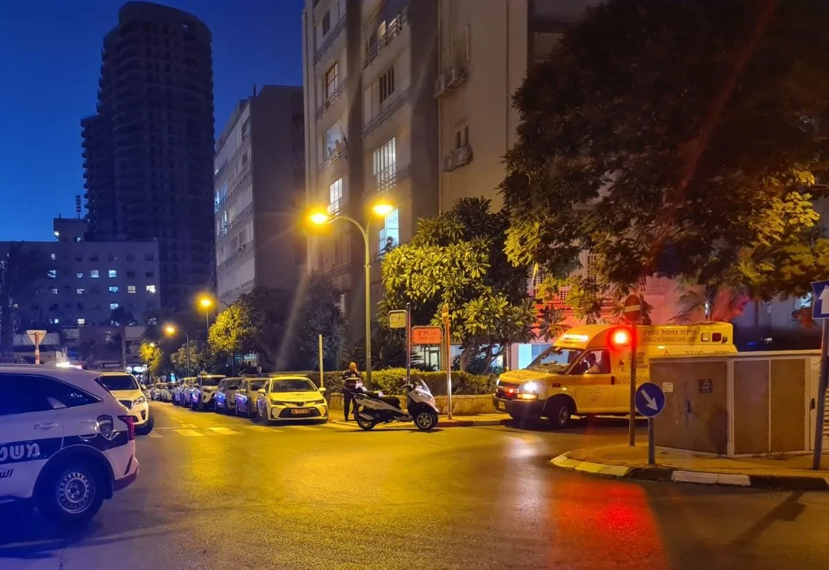 זירת האירוע בנתניה