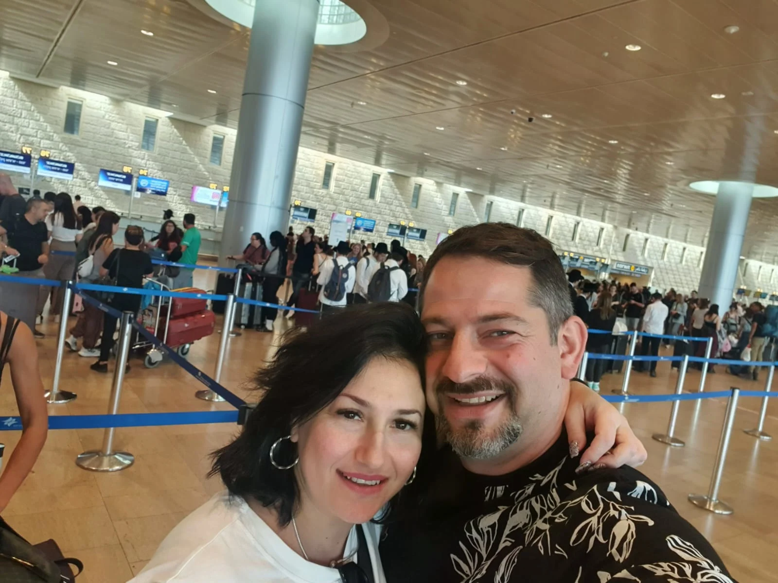 אלינה, הישראלית שנהרגה בתאונה קשה בגאורגיה, ובעלה סטאס