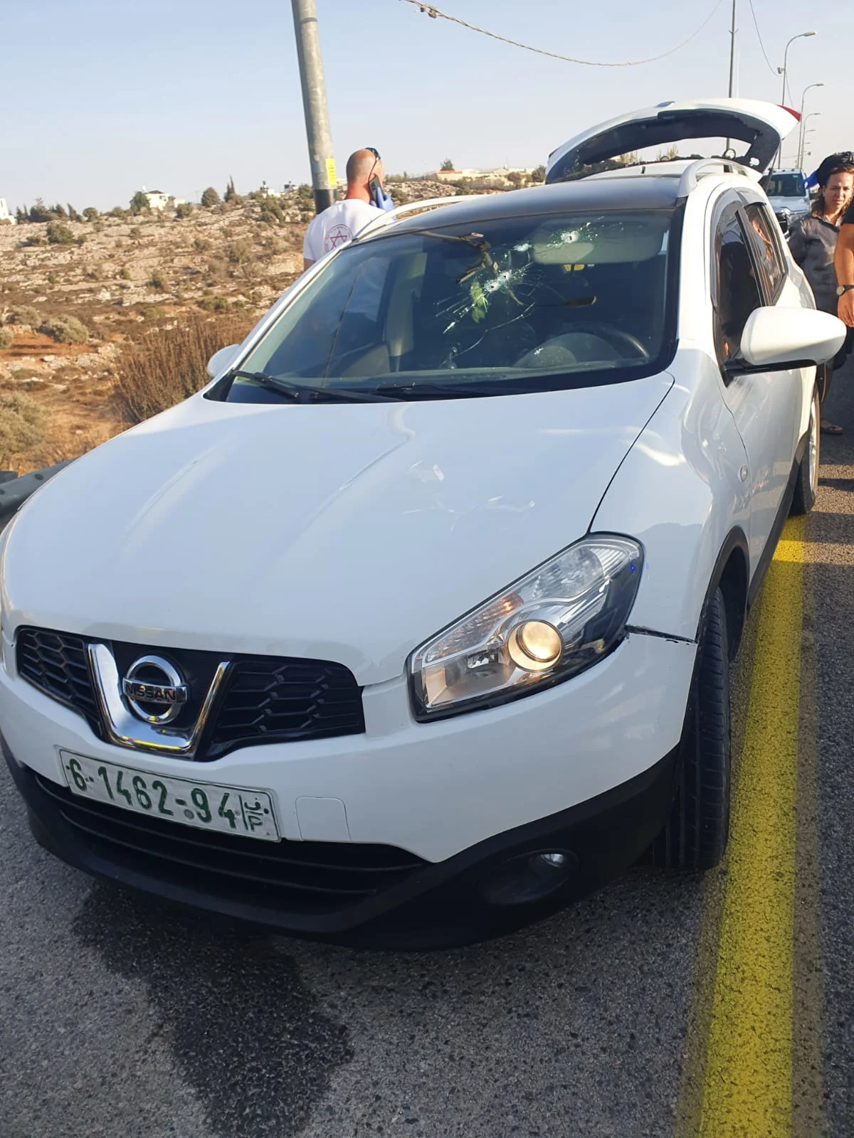 הרכב הפלסטיני שנורה ליד עופרה