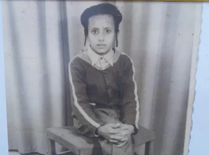 דוד שוקר בצעירותו