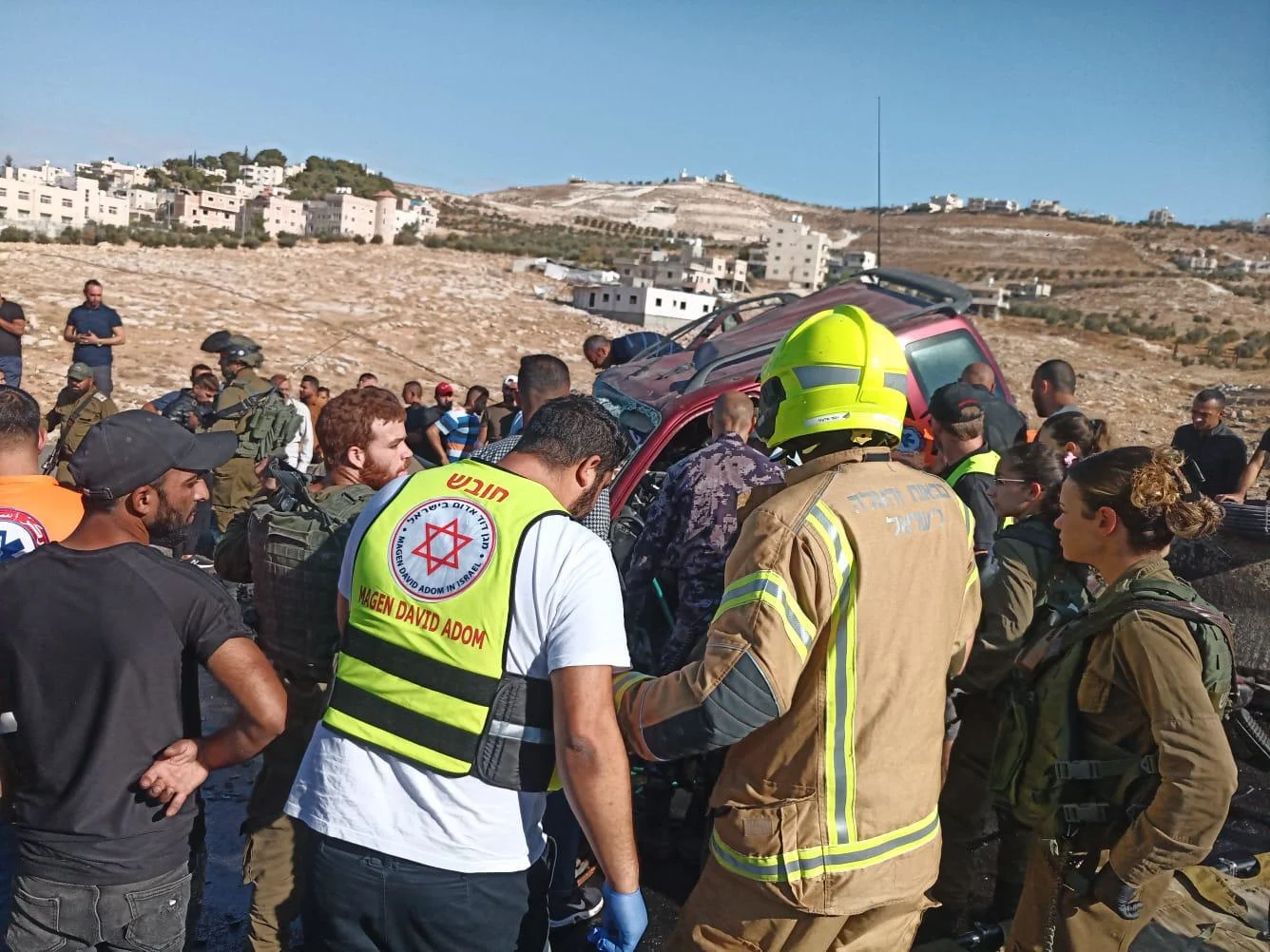 תאונה קשה בגוש עציון