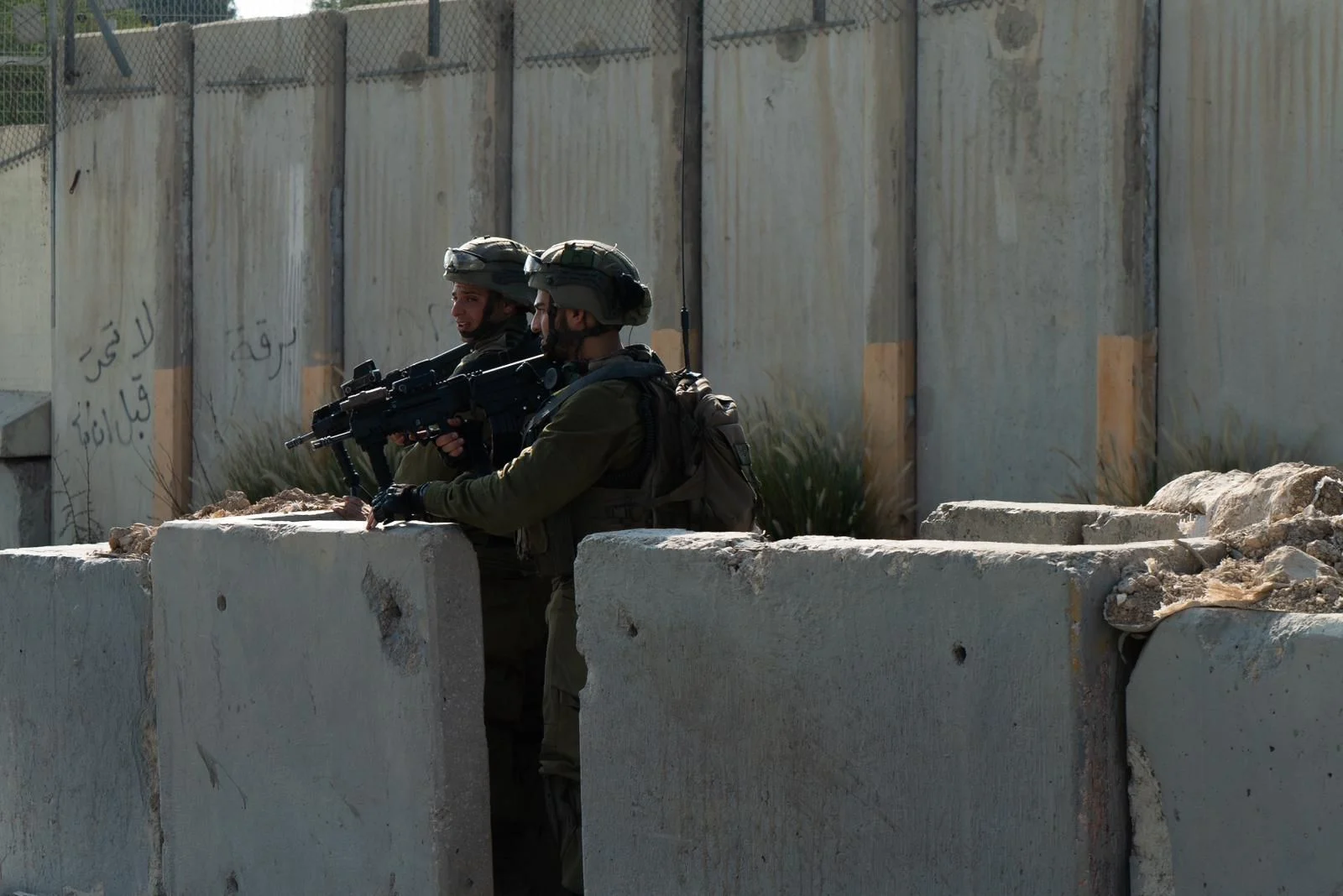 זירת הפיגוע סמוך לשבי שומרון, בו נהרג סמ''ר עידו ברוך