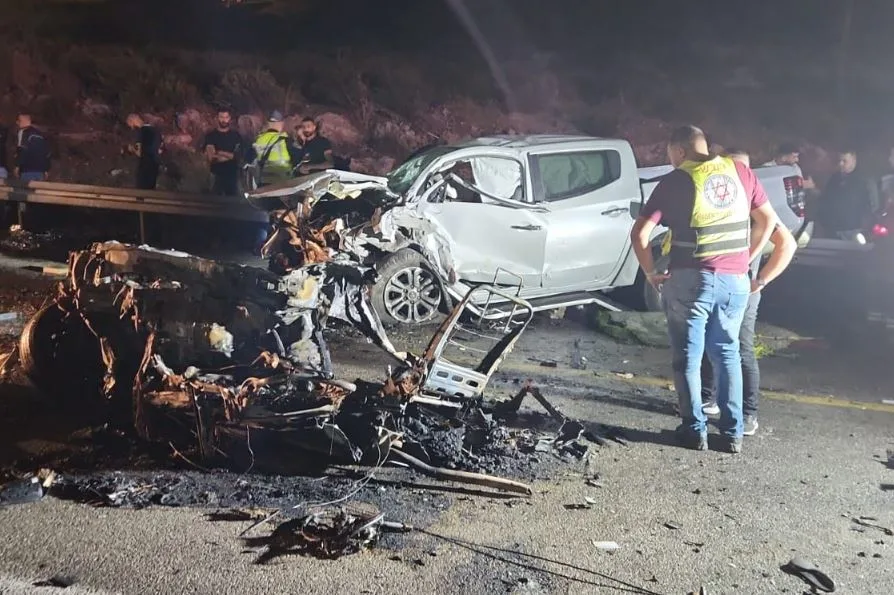 זירת התאונה