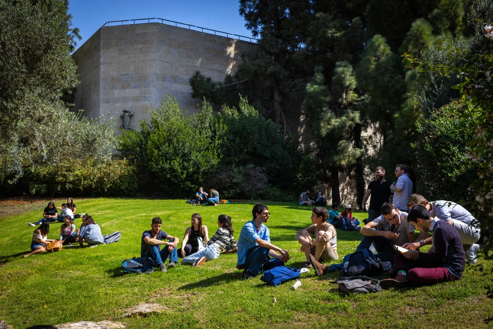 סטודנטים באוניברסיטה העברית