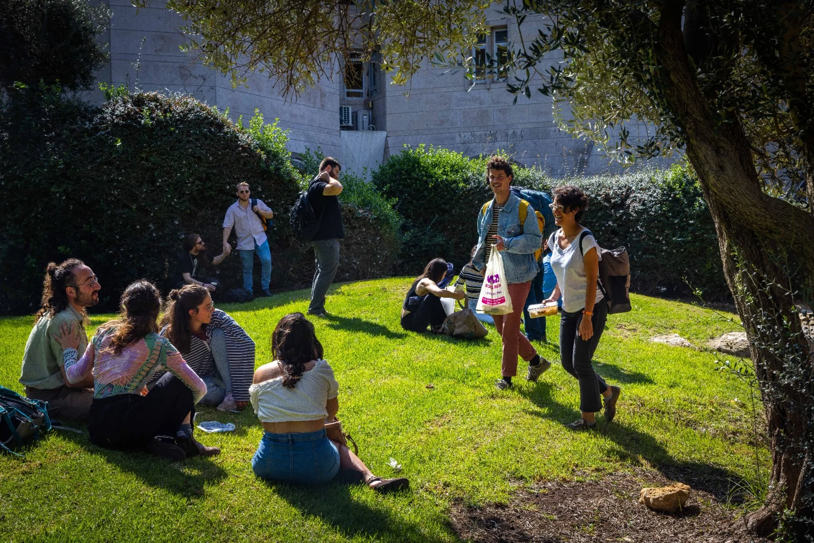 סטודנטים באוניברסיטה העברית