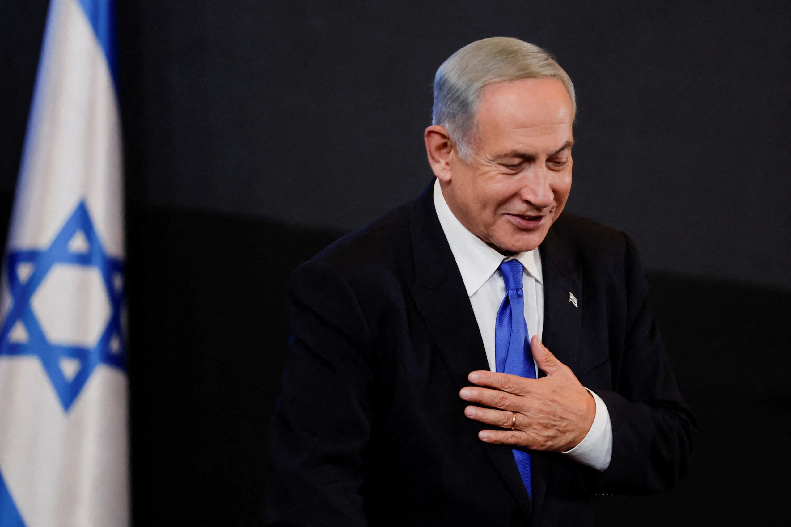 בנימין נתניהו בנאום הניצחון בליל הבחירות