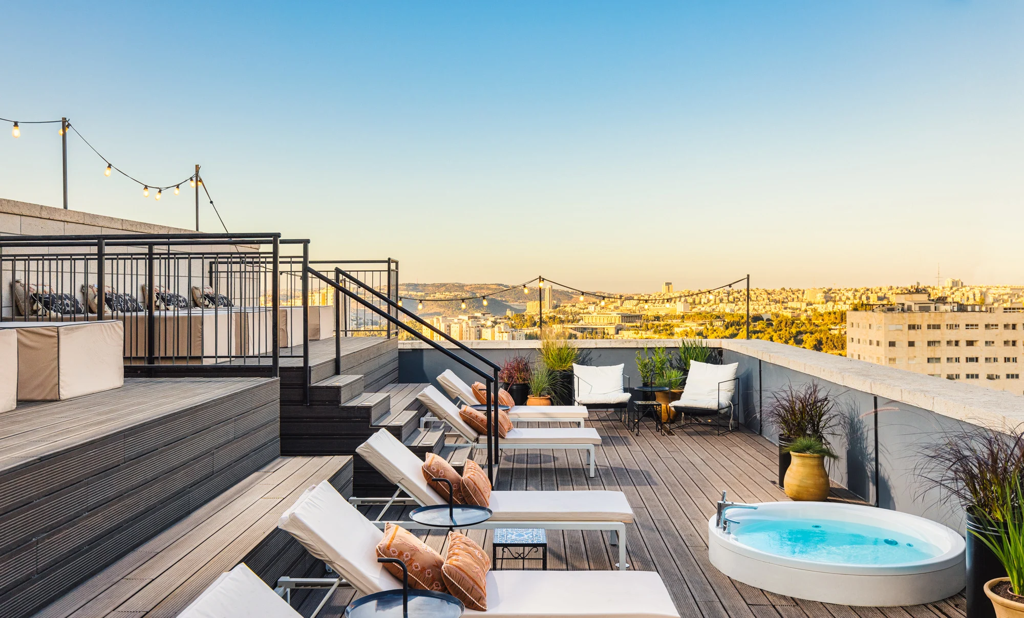 Brown Machne Yehuda Rooftop.