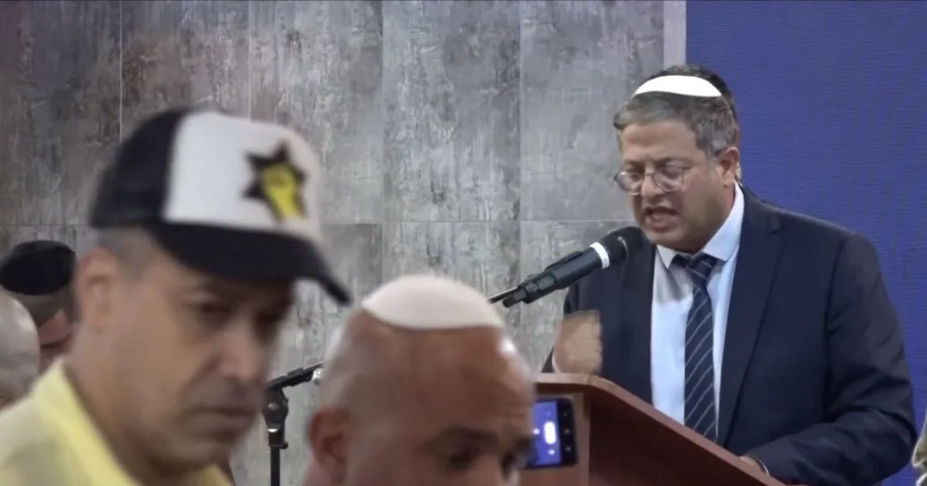 ח''כ איתמר בן גביר בעצרת לזכר הרב כהנא