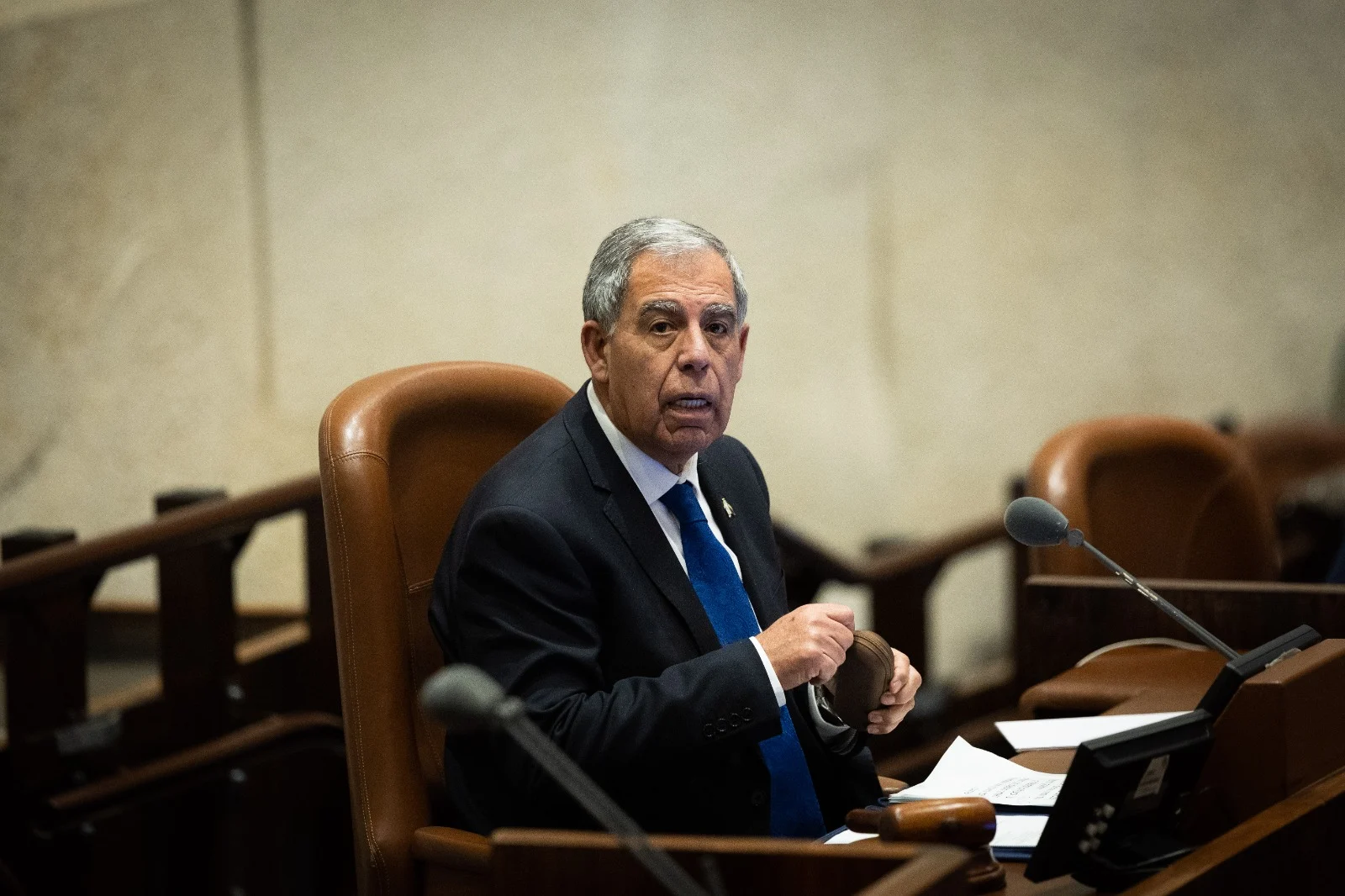 יו''ר הכנסת מיקי לוי