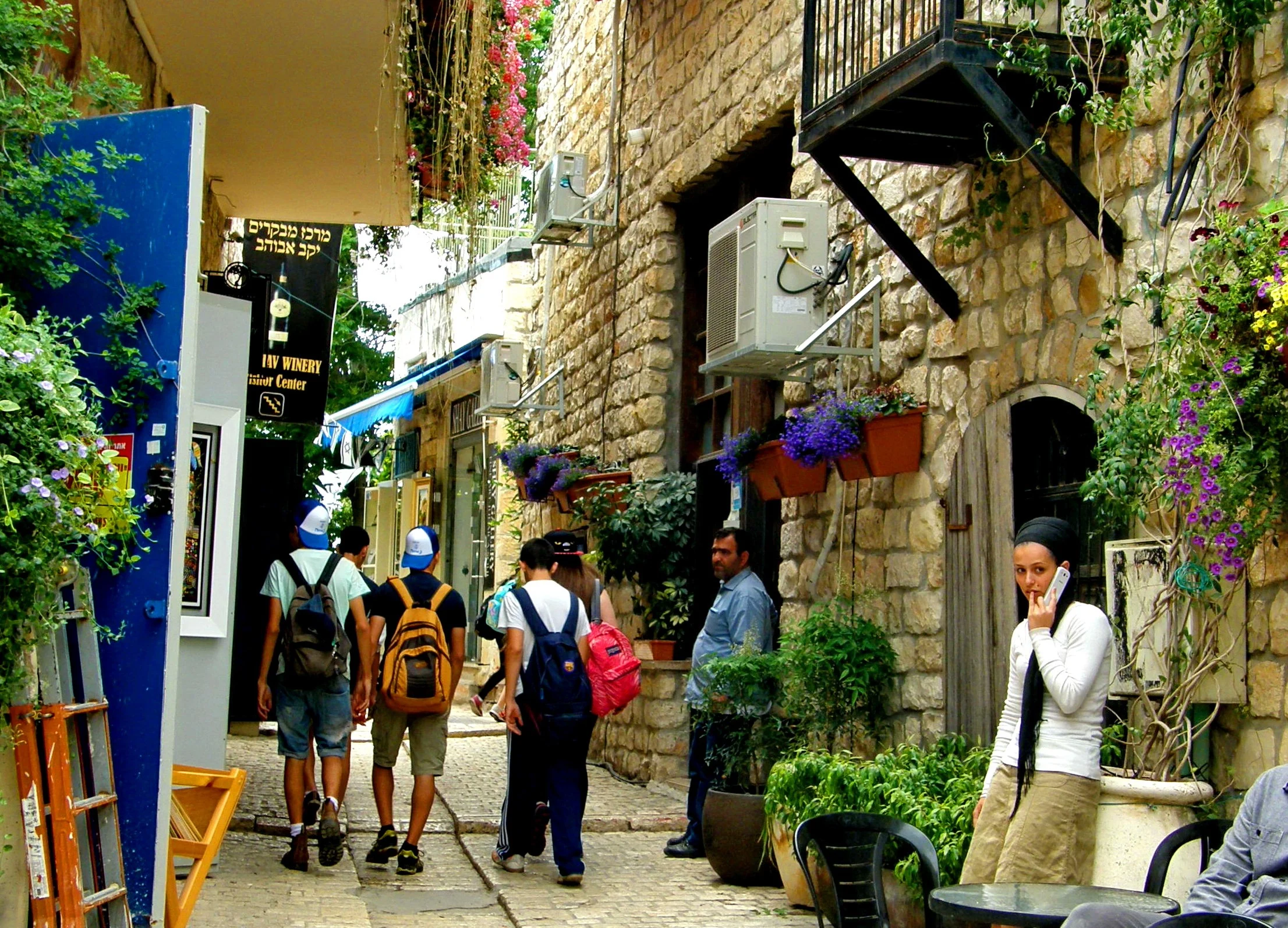 רחוב הגלריות צפת. צילום איילת בר מאיר