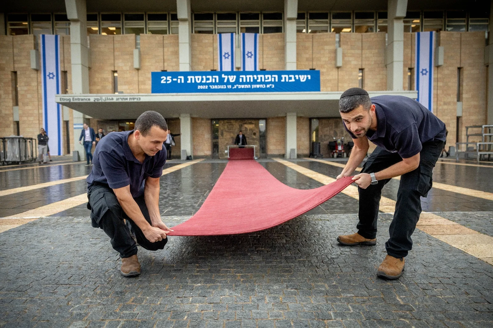 הכנות לקראת ההשבעה לכנסת