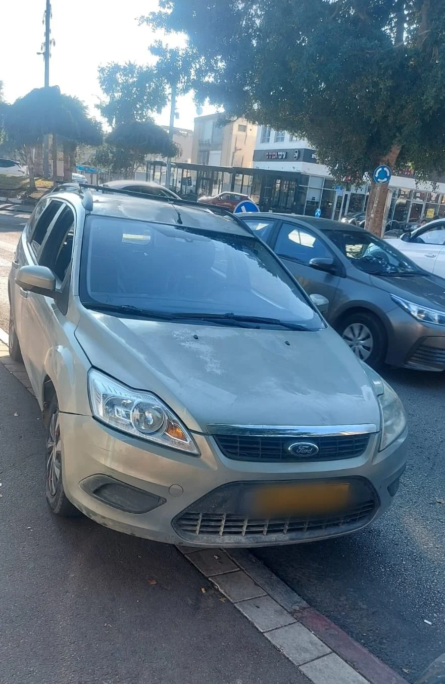 הרכב של הנהג החשוד שנמלט מזירת התאונה בחיפה