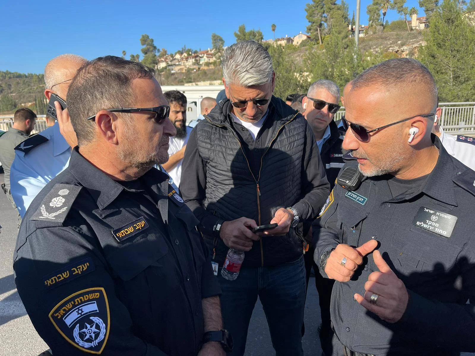 המפכ''ל יעקב שבתאי מגיע לזירת הפיגוע בירושלים