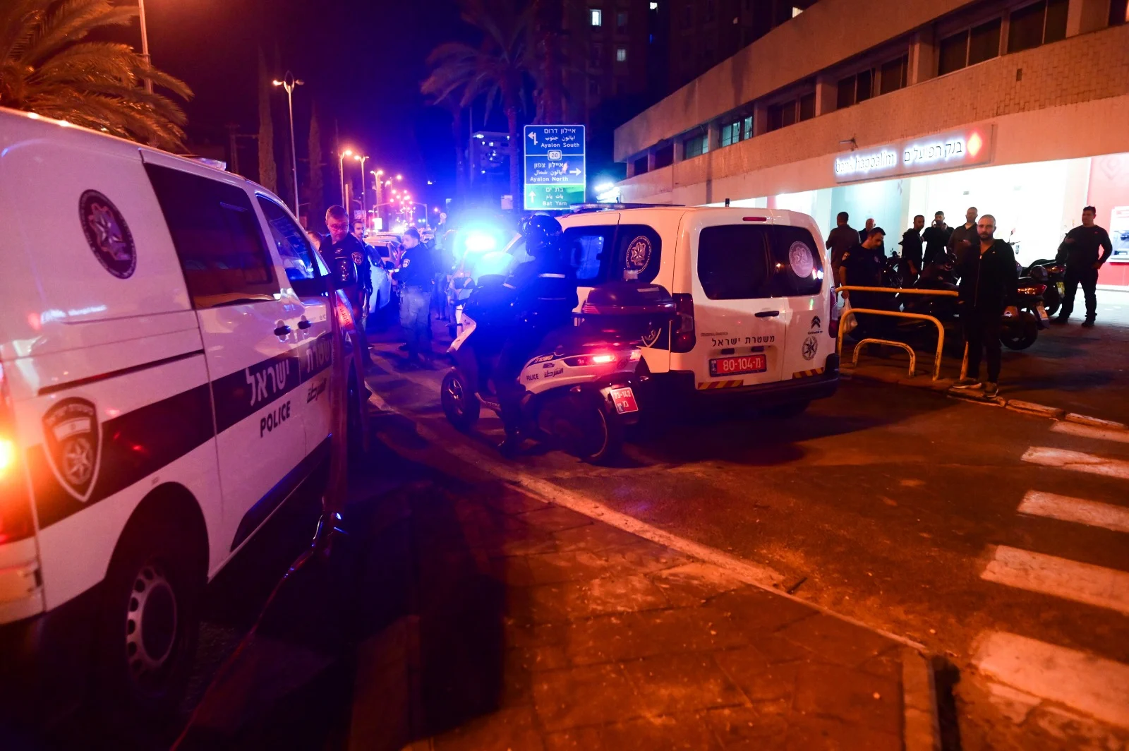 זירת הדקירה ברחוב אילת פינת וולפסון בחולון