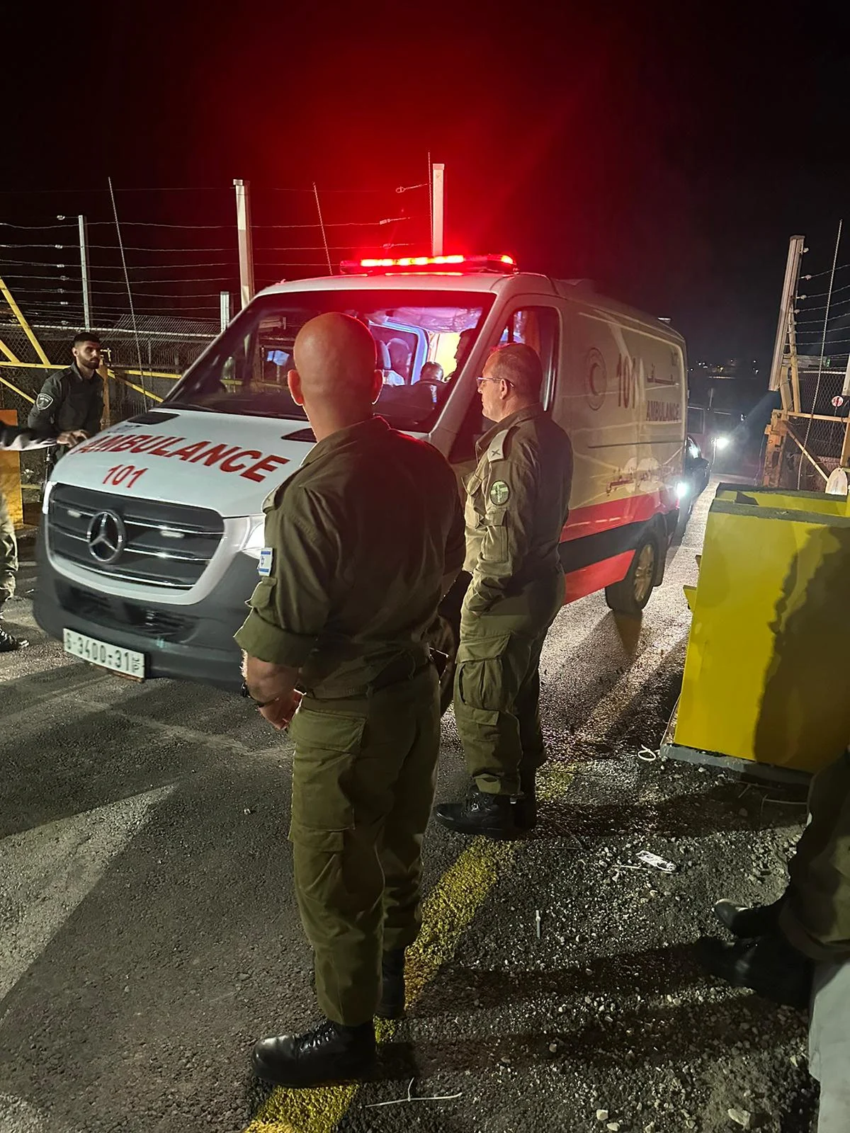 גופתו של טירן פרו מועברת לשטחי ישראל