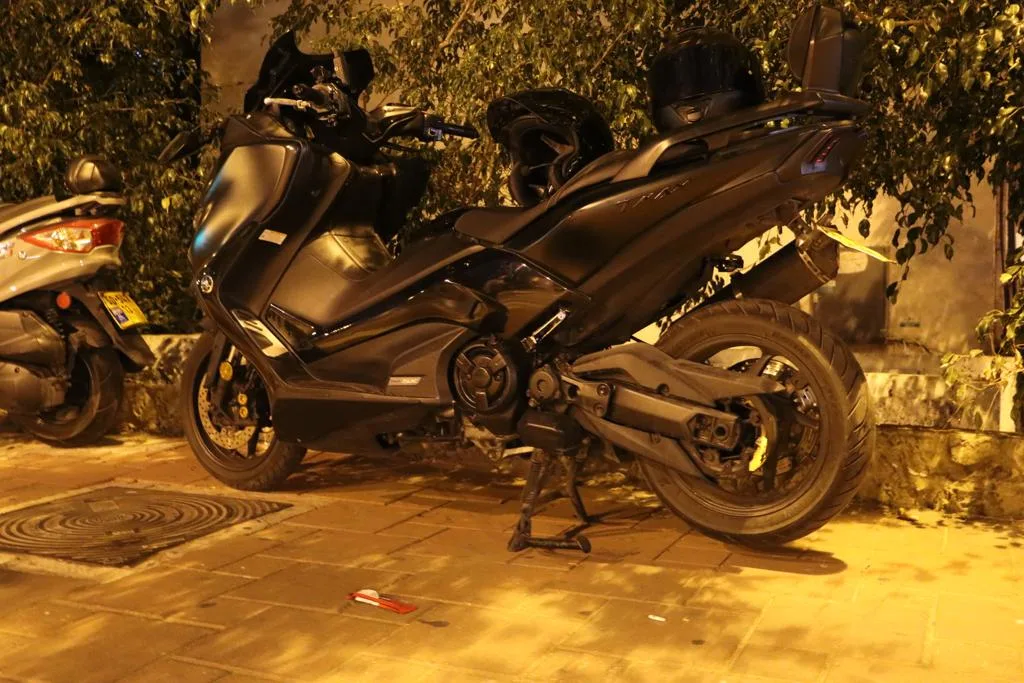 האופנוע של החשוד ברצח בחולון