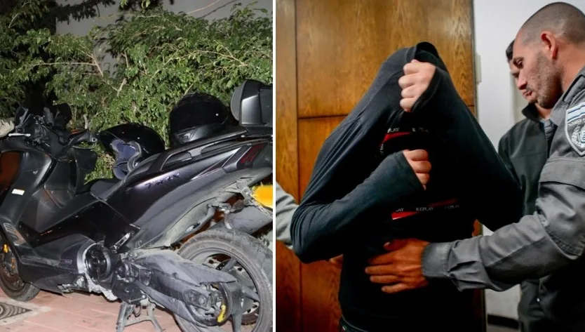 עדי מזרחי החשוד ברצח יורי וולקוב והקטנוע שלו שאותר בביתו