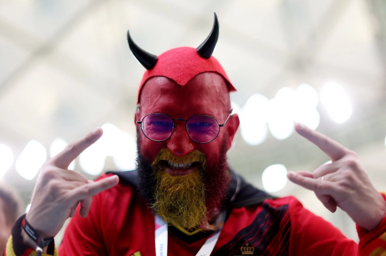 אוהד נבחרת בלגיה מונדיאל 2022 בקטר