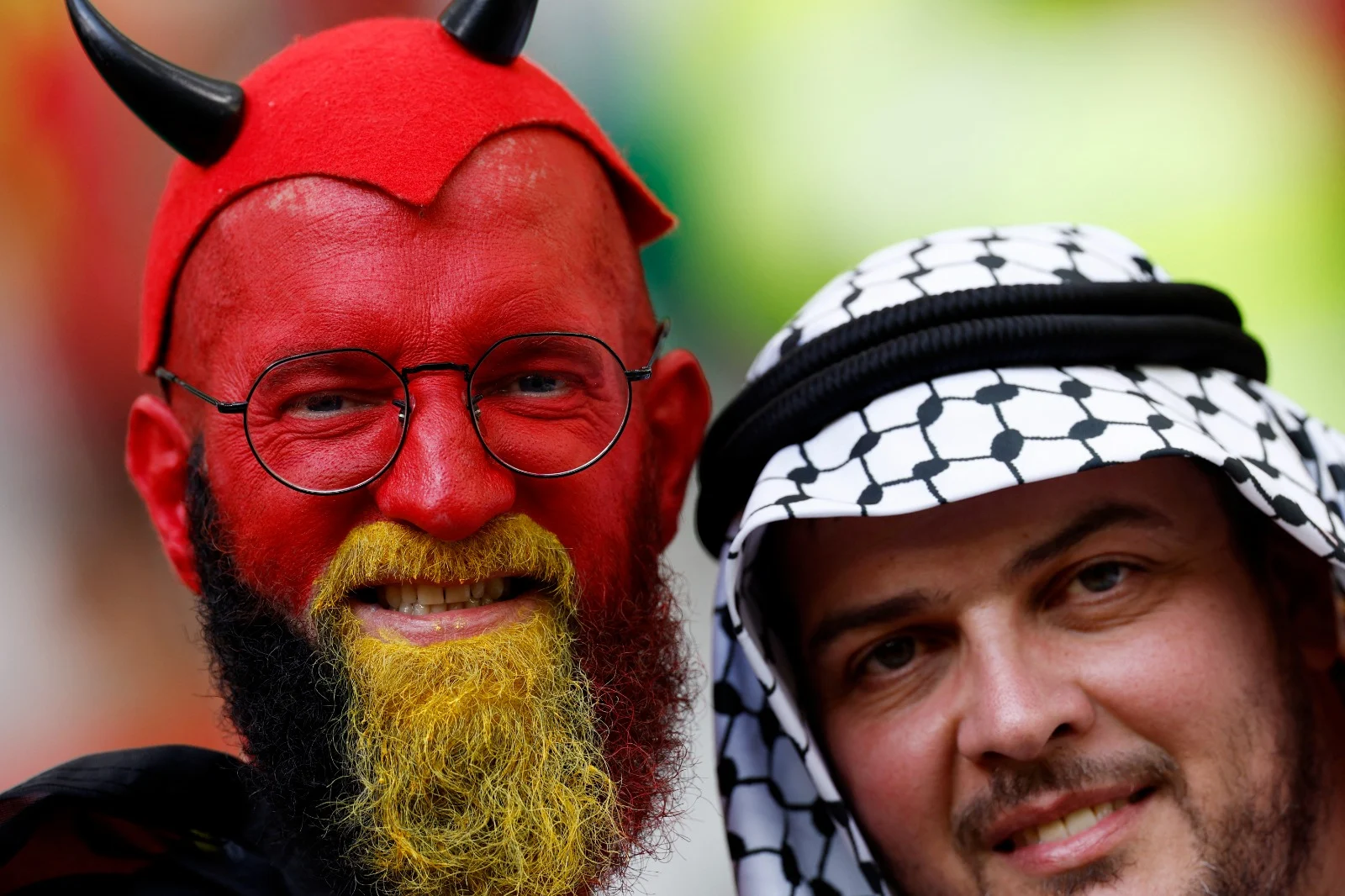 אוהדי נבחרת בלגיה מונדיאל 2022 בקטר