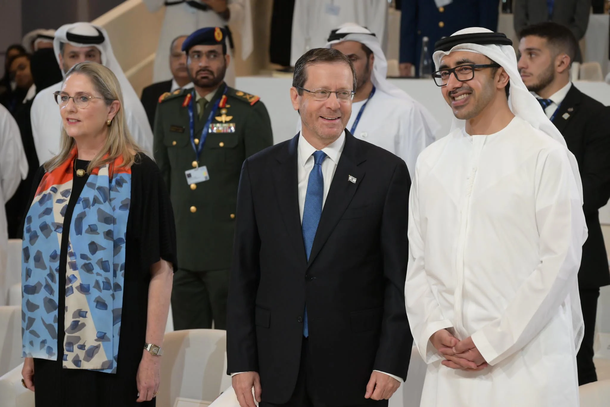 הנשיא הרצוג בכנס החלל באבו דאבי, אמירויות