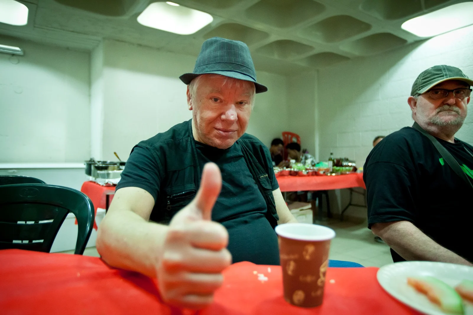 יצחק קלפטר לצידו של אפרים שמיר, 2013