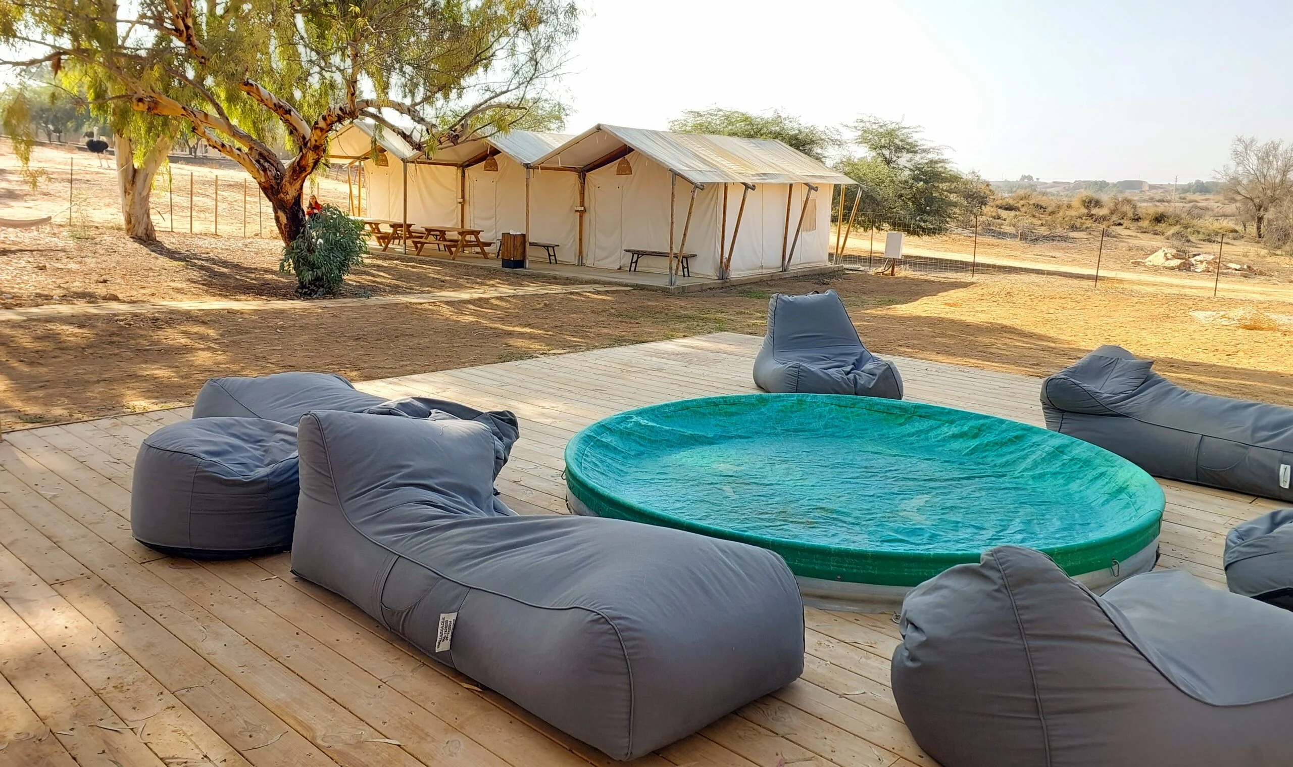 מתחם הקמפינג בחוות אל היען