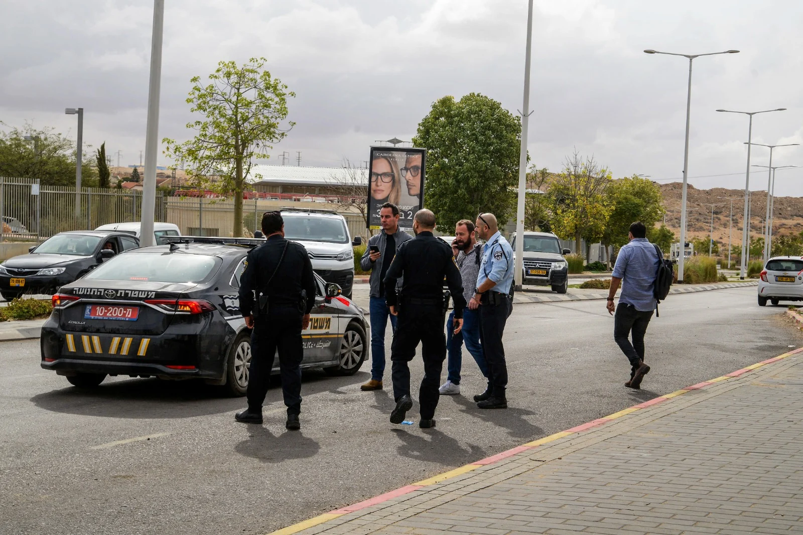 זירת הדריסה בבאר שבע