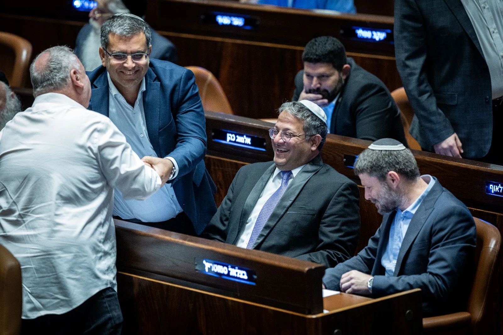 איתמר בן גביר וחברי הקואליציה המתגבשת במליאת הכנסת