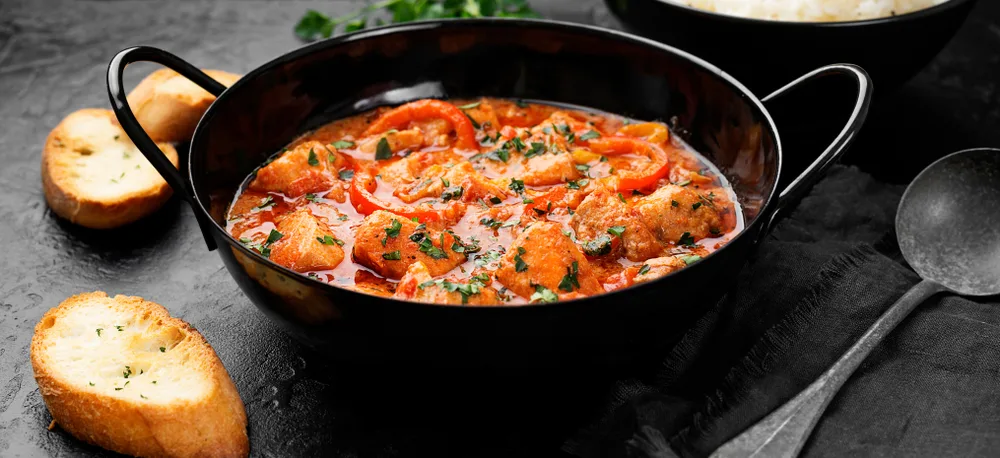 Fish,stew,cooked,in,a,delicious,rich,and,fragrant,broth,
