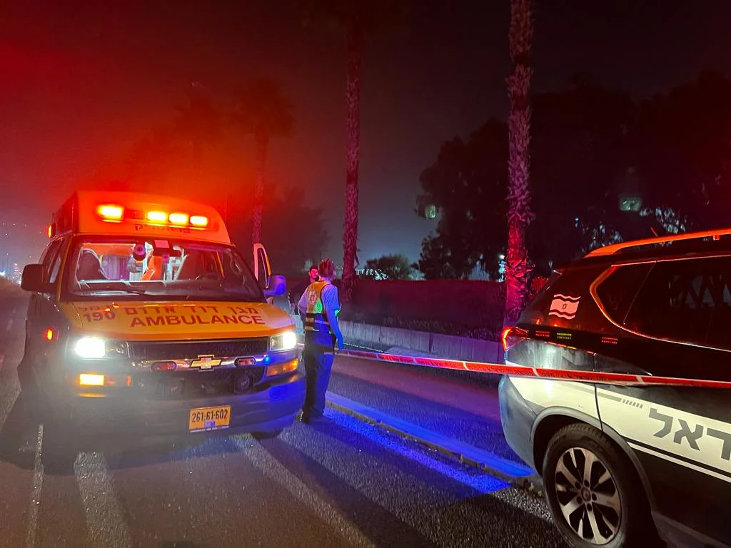 זירת תאונת המטרונית בחיפה