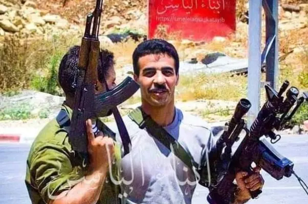 נאסר אבו חמיד בתחילת האינתיפאדה השנייה