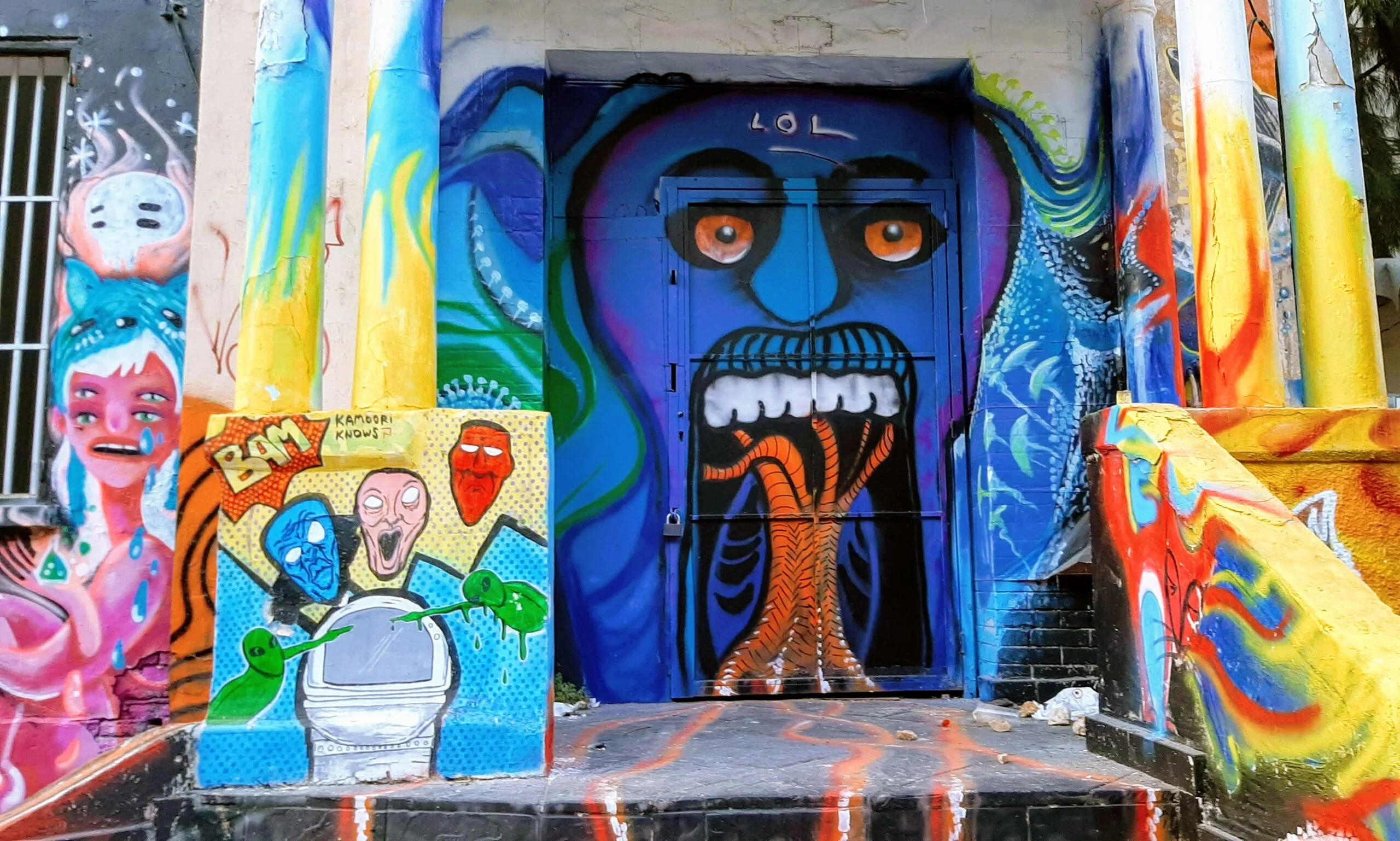 אמנות רחוב נחלת בנימין. צילום: מיכל בן ארי מנור